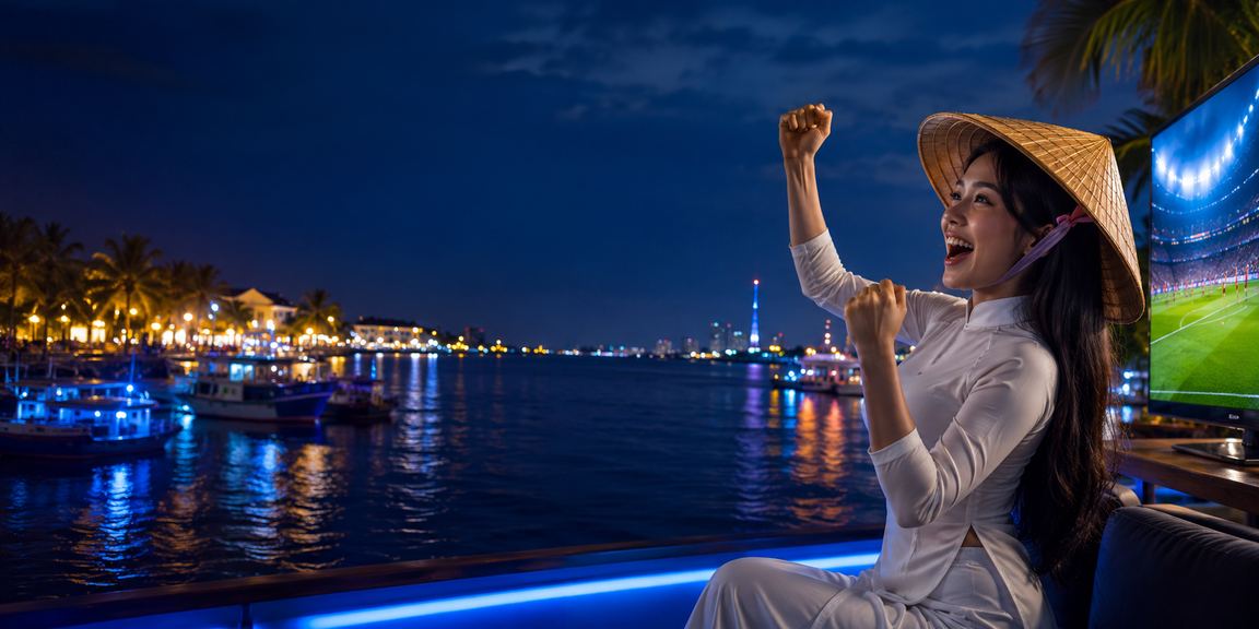 Hình ảnh bàn cược tại casino Việt Nam với ánh sáng tím chủ đạo